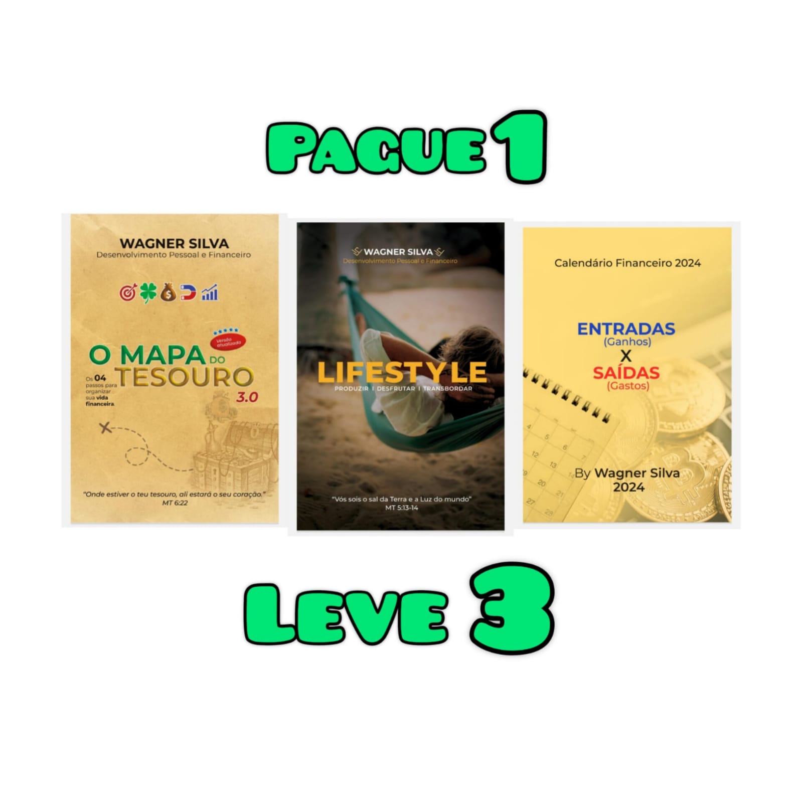 Pague 1 leve 3 | Desenvolvimento Pessoal e Financeiro.
