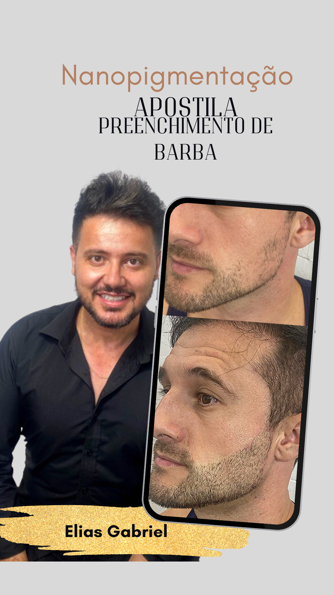 preenchimento de Barba Nanopigmentaçao ( apostila)