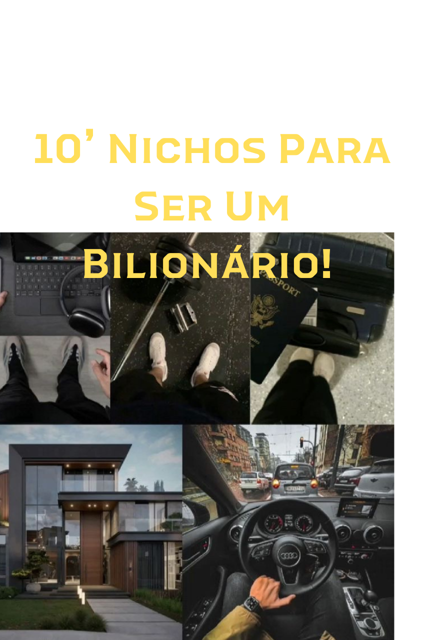 10 Nichos para ser Bilionário!
