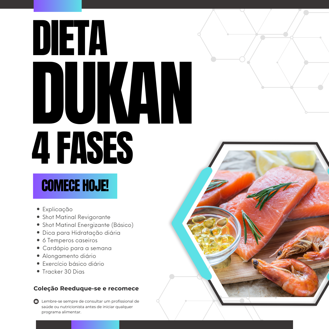 Dieta Dukan 4 fases - Transforme-se Gradualmente e Mantenha o Sucesso!