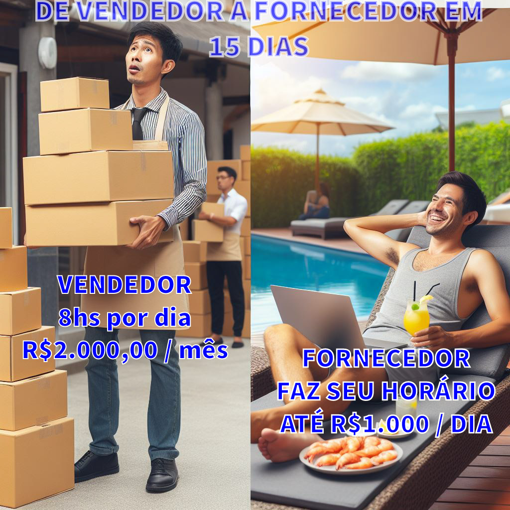 De vendedor a fornecedor em 15 dias