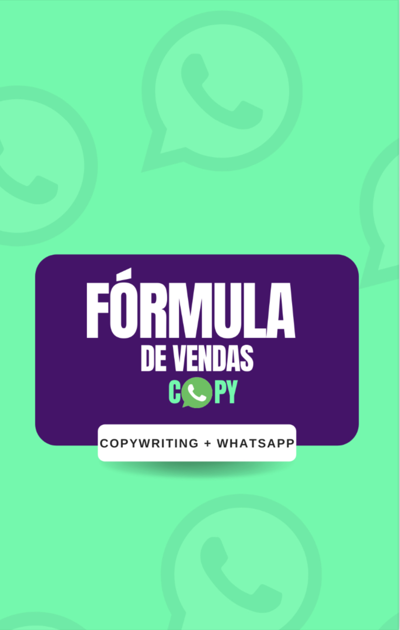 Formulad de Venda Copywriting + Whatsapp