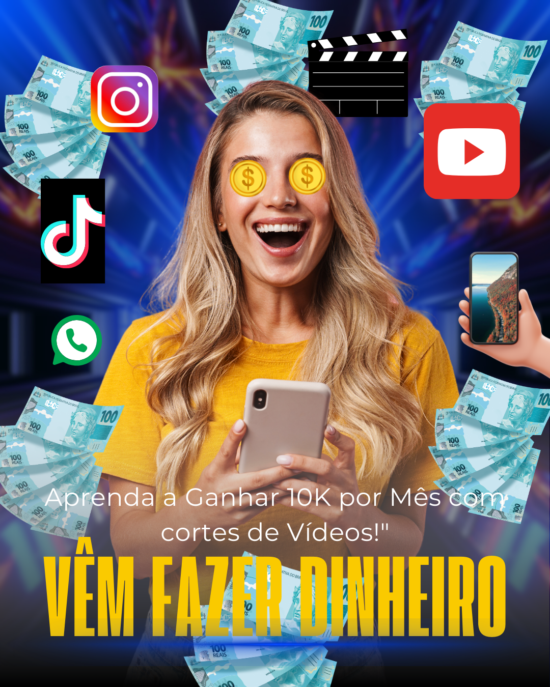 APRENDA A GANHAR 10K POR MÊS FAZENDO CORTES DE VÍDEOS DA INTERNET