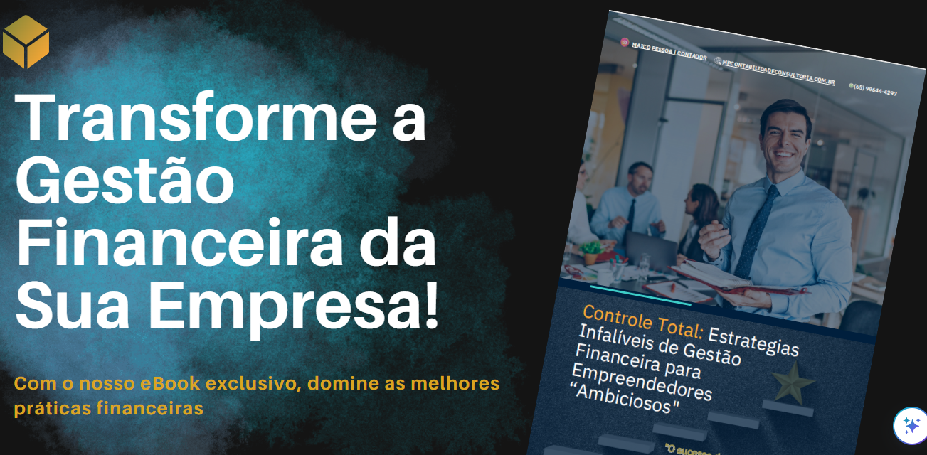 eBook + Planilha de Fluxo de Caixa + 1 Hora de Consultoria.