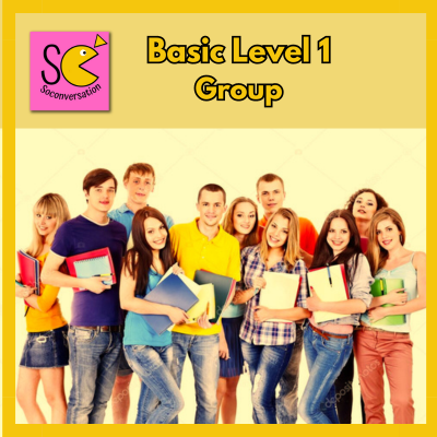 Curso de Inglês Soconversation - Basic Level 1 - Group
