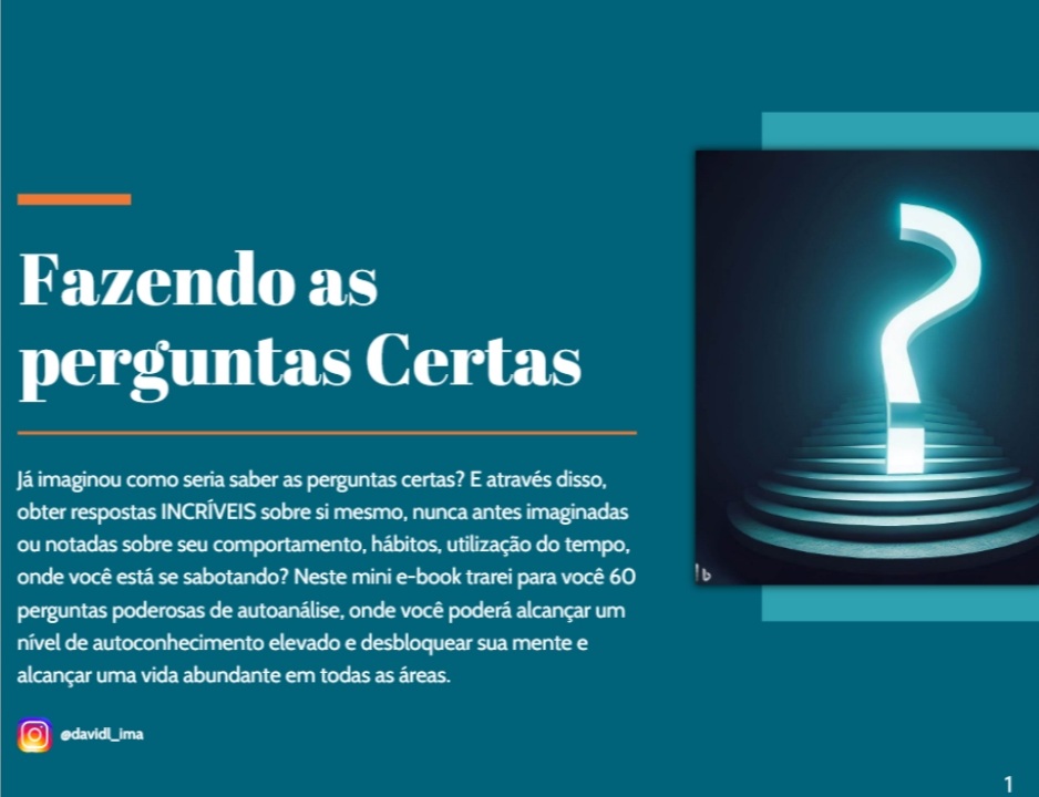 E-book - Fazendo as Perguntas Certas