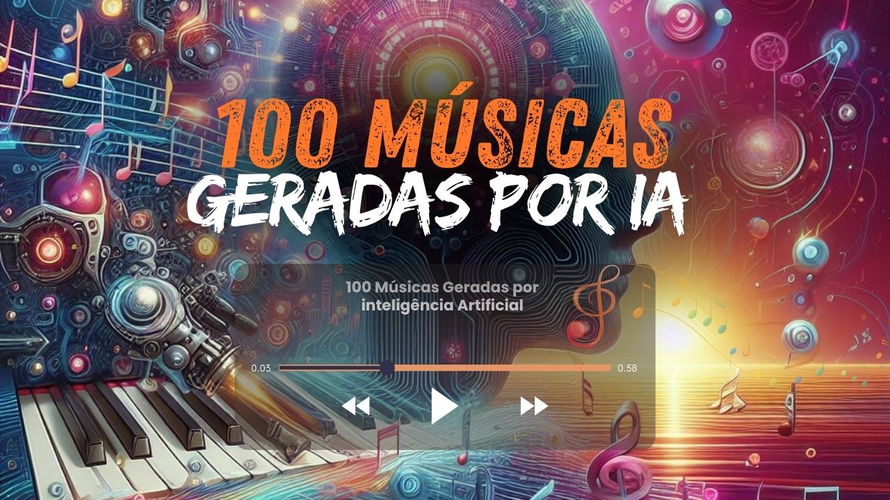 100 Músicas Geradas por Inteligência Artificial