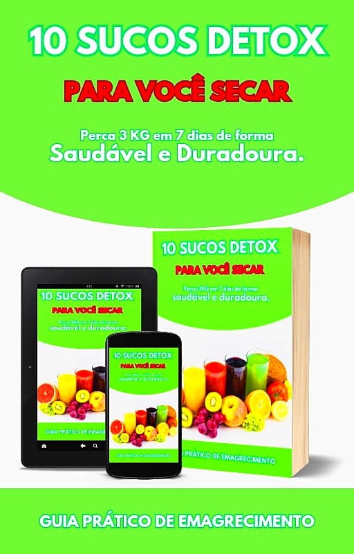 10 Sucos Detox para você secar