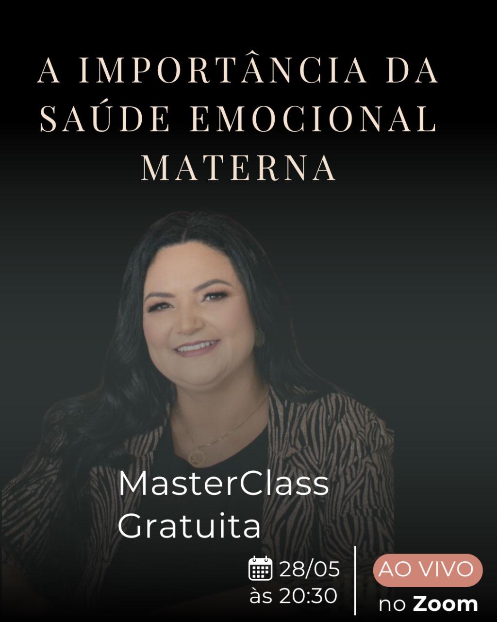 MasterClass A Importancia da Saude Emocional Materna