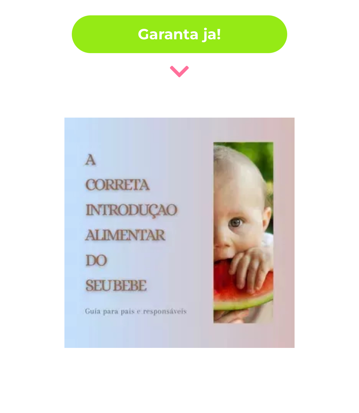 A correta introduçao alimentar
