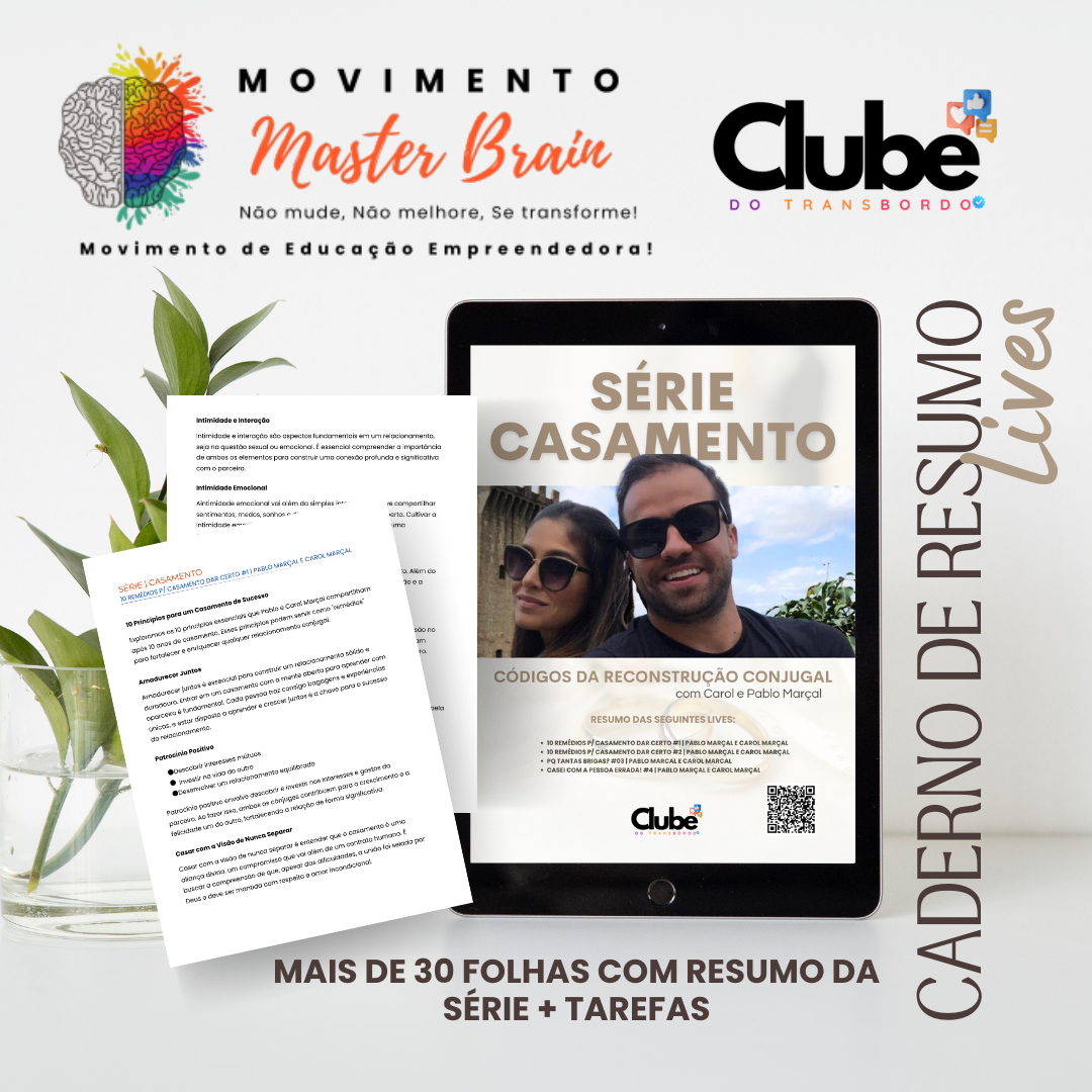 CADERNO DE RESUMO - SÉRIE CASAMENTO