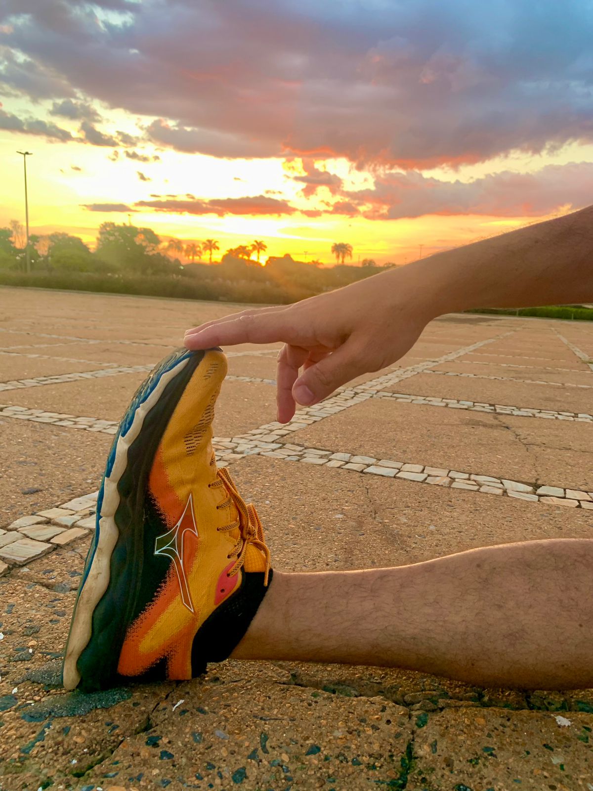 Prática de corrida